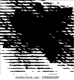Grunge halftone black and white texture background. Abstract vector Texture
