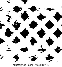 Grunge halftone black and white texture background. Abstract vector Texture
