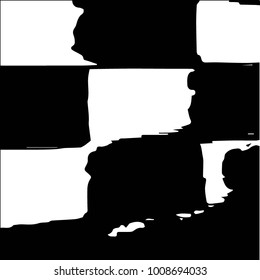 Grunge halftone black and white texture background. Abstract vector Texture

