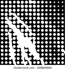 Grunge halftone black and white texture background. Abstract vector Texture
