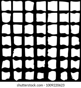 Grunge halftone black and white texture background. Abstract vector Texture
