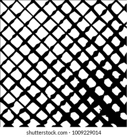 Grunge halftone black and white texture background. Abstract vector Texture
