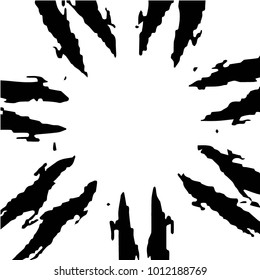 Grunge halftone black and white texture background. Abstract vector Texture
