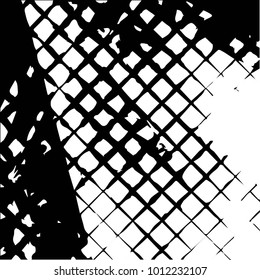 Grunge halftone black and white texture background. Abstract vector Texture

