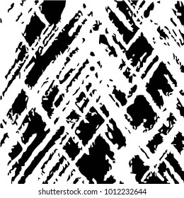 Grunge halftone black and white texture background. Abstract vector Texture
