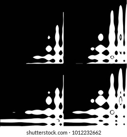Grunge halftone black and white texture background. Abstract vector Texture
