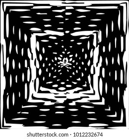 Grunge halftone black and white texture background. Abstract vector Texture
