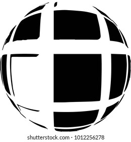 Grunge halftone black and white texture background. Abstract vector Texture
