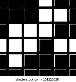 Grunge halftone black and white texture background. Abstract vector Texture
