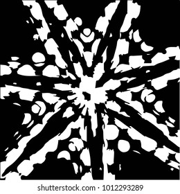 Grunge halftone black and white texture background. Abstract vector Texture
