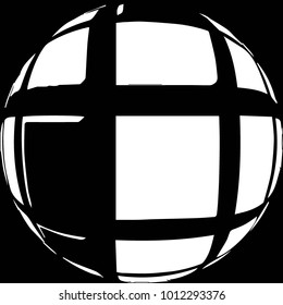 Grunge halftone black and white texture background. Abstract vector Texture
