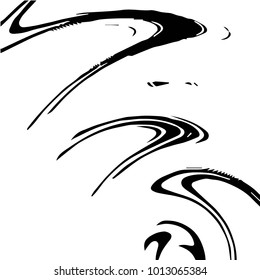 Grunge halftone black and white texture background. Abstract vector Texture
