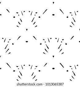 Grunge halftone black and white texture background. Abstract vector Texture

