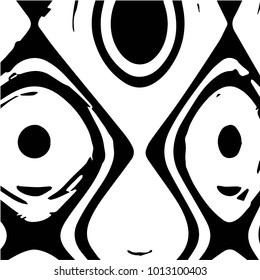 Grunge halftone black and white texture background. Abstract vector Texture
