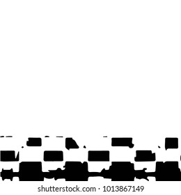 Grunge halftone black and white texture background. Abstract vector Texture
