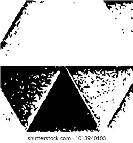 Grunge halftone black and white texture background. Abstract vector Texture
