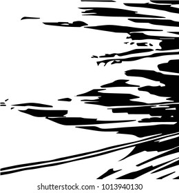 Grunge halftone black and white texture background. Abstract vector Texture
