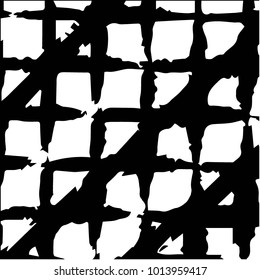 Grunge halftone black and white texture background. Abstract vector Texture

