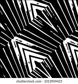 Grunge halftone black and white texture background. Abstract vector Texture
