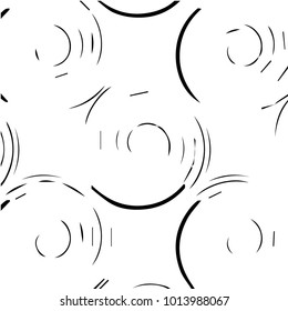 Grunge halftone black and white texture background. Abstract vector Texture
