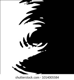 Grunge halftone black and white texture background. Abstract vector Texture
