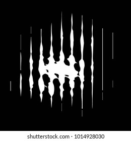 Grunge halftone black and white texture background. Abstract vector Texture
