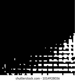 Grunge halftone black and white texture background. Abstract vector Texture
