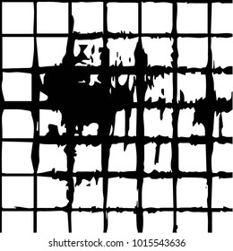 Grunge halftone black and white texture background. Abstract vector Texture
