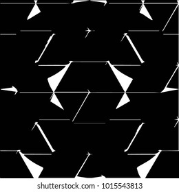 Grunge halftone black and white texture background. Abstract vector Texture
