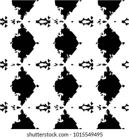 Grunge halftone black and white texture background. Abstract vector Texture

