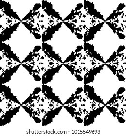 Grunge halftone black and white texture background. Abstract vector Texture
