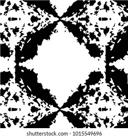 Grunge halftone black and white texture background. Abstract vector Texture
