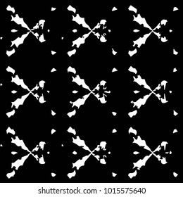 Grunge halftone black and white texture background. Abstract vector Texture
