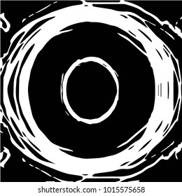 Grunge halftone black and white texture background. Abstract vector Texture
