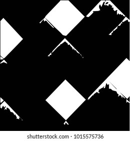 Grunge halftone black and white texture background. Abstract vector Texture
