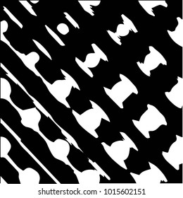 Grunge halftone black and white texture background. Abstract vector Texture
