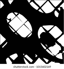 Grunge halftone black and white texture background. Abstract vector Texture
