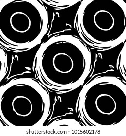 Grunge halftone black and white texture background. Abstract vector Texture
