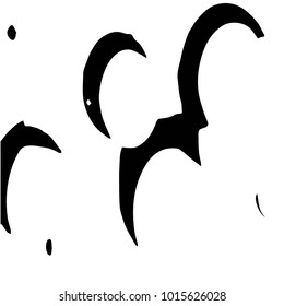Grunge halftone black and white texture background. Abstract vector Texture
