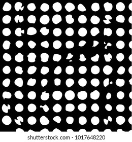 Grunge halftone black and white texture background. Abstract vector Texture
