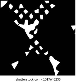 Grunge halftone black and white texture background. Abstract vector Texture

