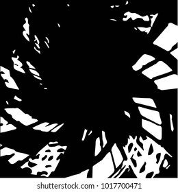 Grunge halftone black and white texture background. Abstract vector Texture

