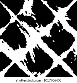 Grunge halftone black and white texture background. Abstract vector Texture
