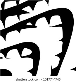 Grunge halftone black and white texture background. Abstract vector Texture
