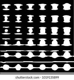 Grunge halftone black and white texture background. Abstract vector Texture
