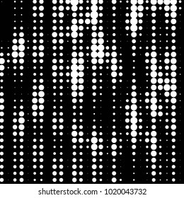 Grunge halftone black and white texture background. Abstract vector Texture
