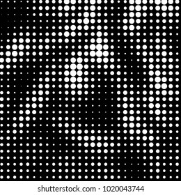 Grunge halftone black and white texture background. Abstract vector Texture
