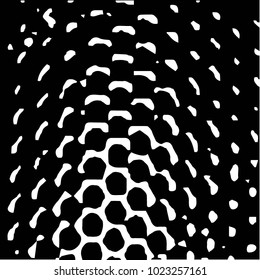 Grunge halftone black and white texture background. Abstract vector Texture
