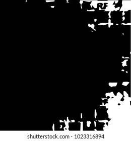 Grunge halftone black and white texture background. Abstract vector Texture
