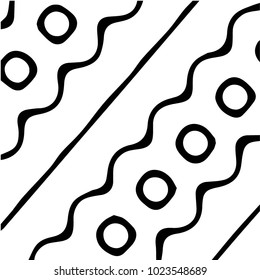 Grunge halftone black and white texture background. Abstract vector Texture
